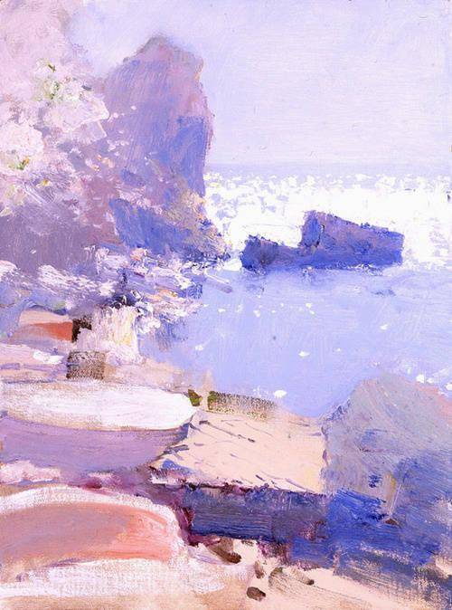 丙烯光影背景图|夏天这么长,一定要找个会挑西瓜的人在一起