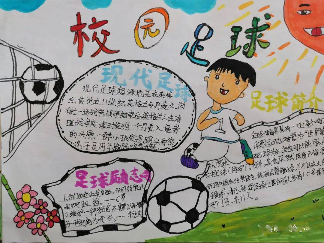 中国足球梦手抄报内容图片