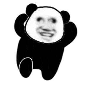 熊猫头表情包gif 无字图片