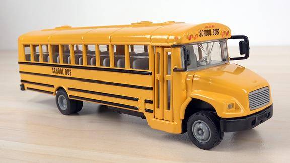 儿童玩具车siku美国校车3731仿真公交车巴士合金玩具模型试玩