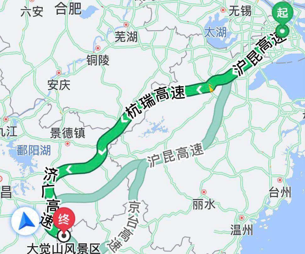 线路一:南昌东→福银高速g70(抚州方向→抚吉高速s46(资溪,邵武方向)