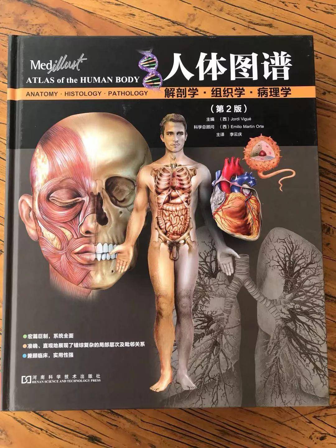 書籍推薦丨正版書籍《人體圖譜解剖學·組織學·病理學》第二版