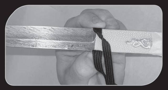 图说日式刀柄缠绳