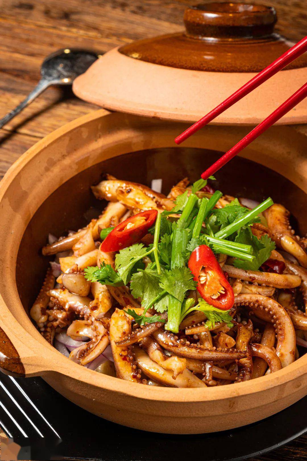 啫啫鱿鱼须 & 生啫黄鳝煲