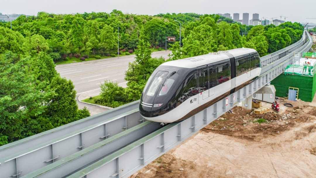 全球首条"云巴"示范线在重庆璧山发布