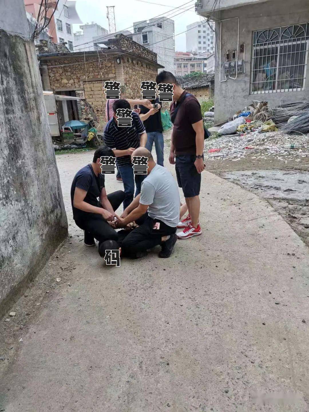 岑溪警方大收戒这些瘾君子被抓了