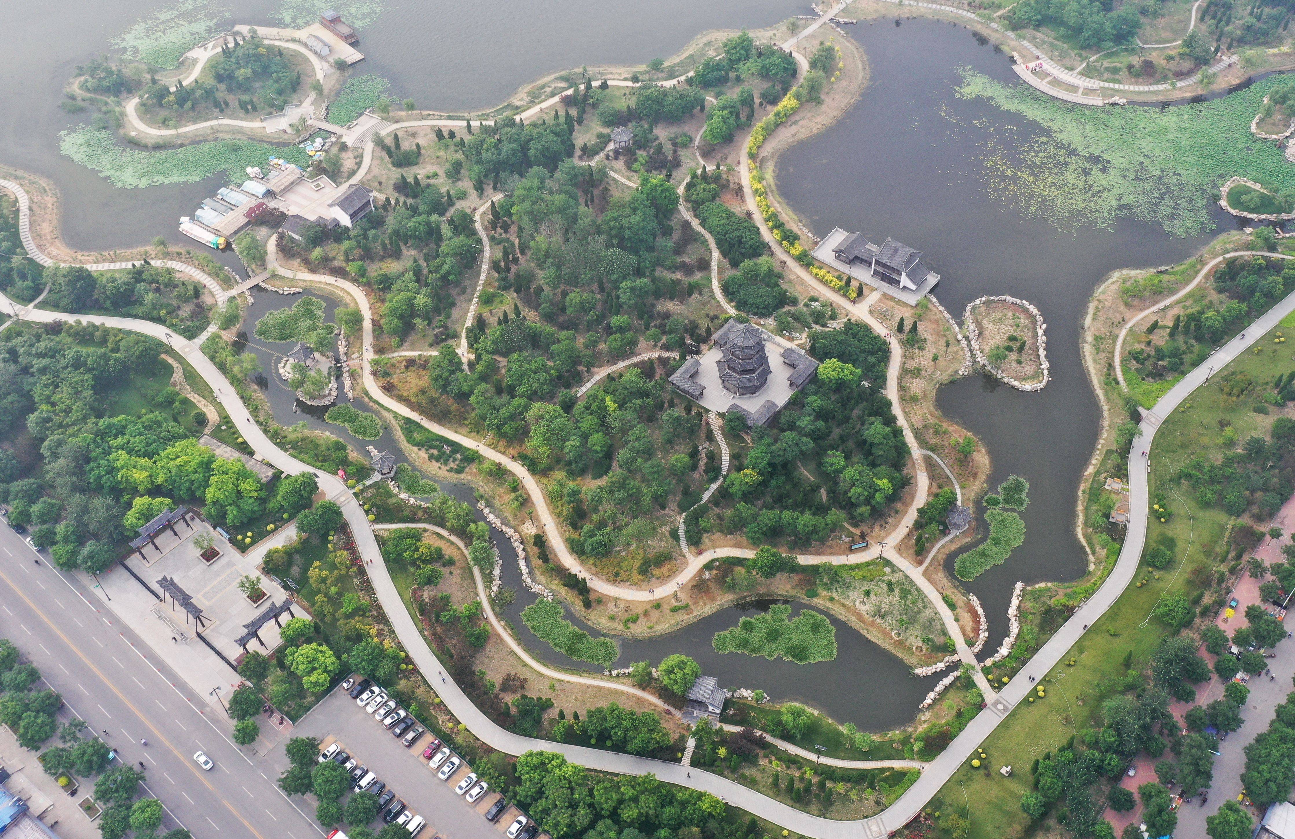 宿州朱仙庄塌陷区公园图片