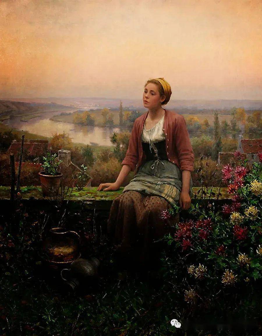 经典油画他的作品代表了19世纪绘画的诸多主题画面好唯美