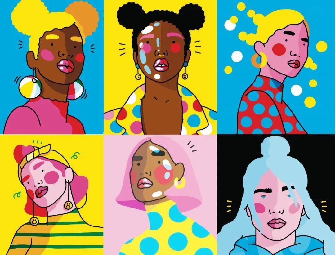 荷兰90后插画师用色彩唤醒世界让你在五彩缤纷的女神圈子获得快感