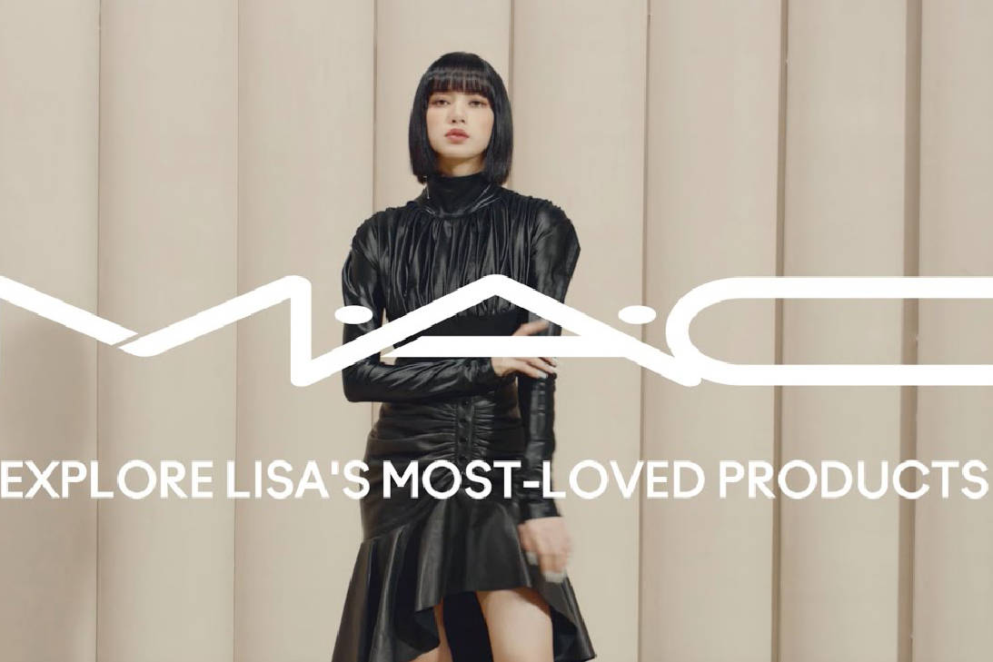 刚公开的blackpinklisamac广告