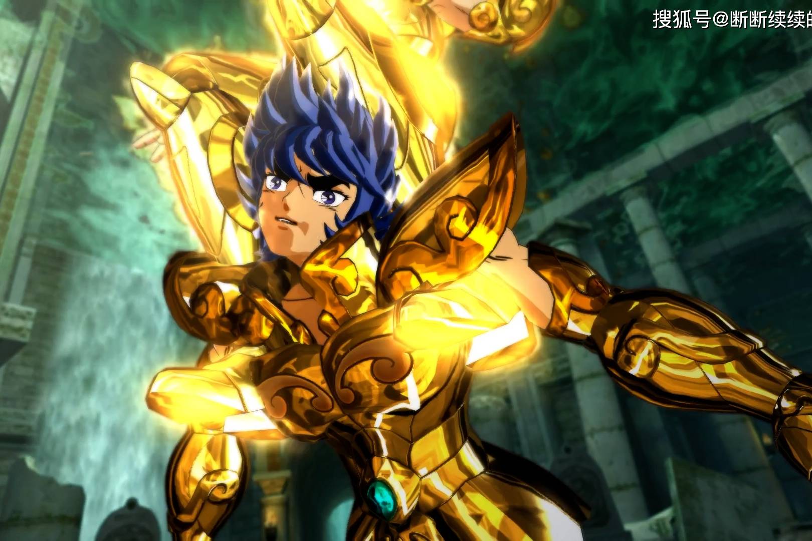 圣斗士星矢修罗vs一辉修罗的飞跃刚石这一招和普通技差别不大