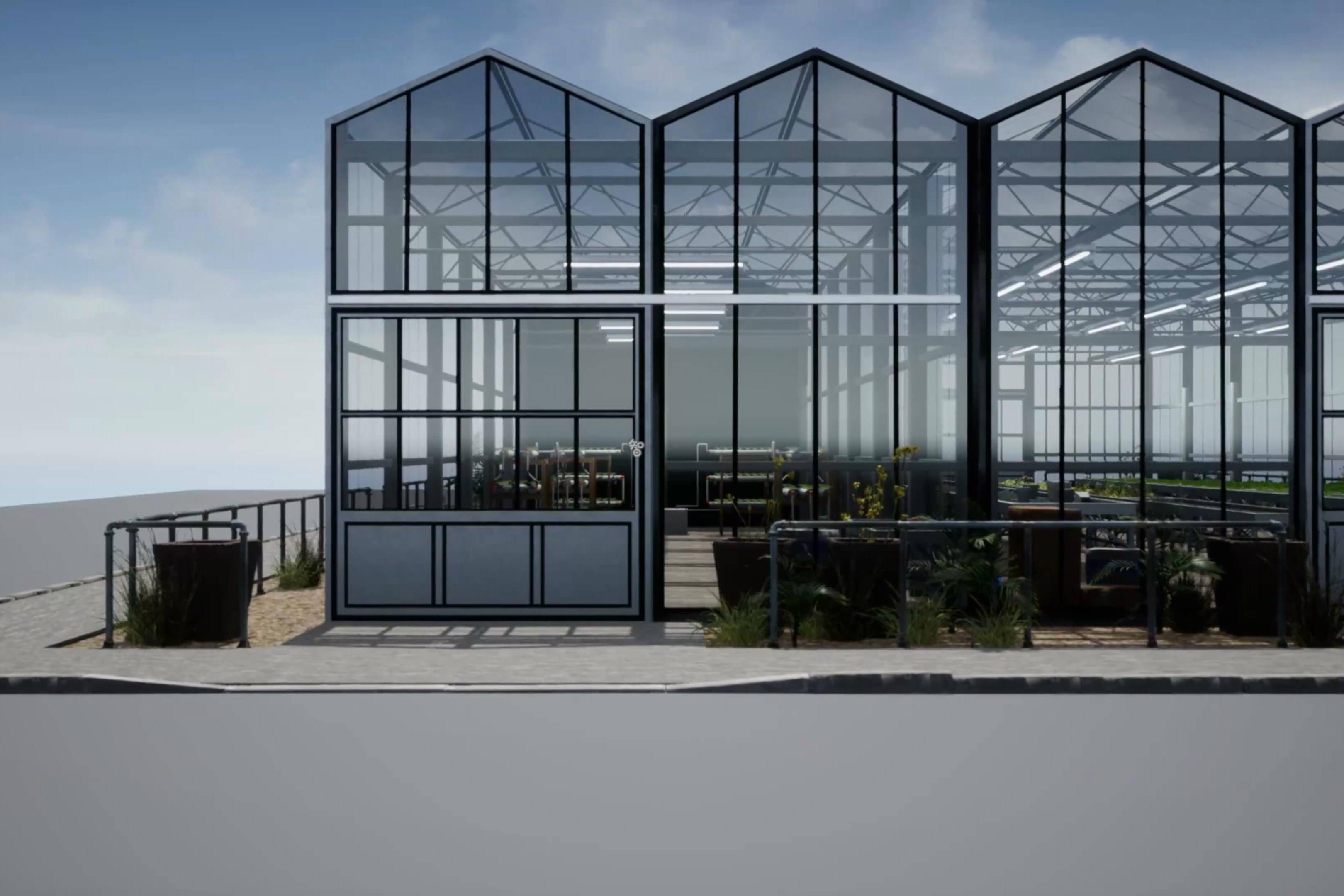 无土栽培模式玻璃温室大棚工程承建