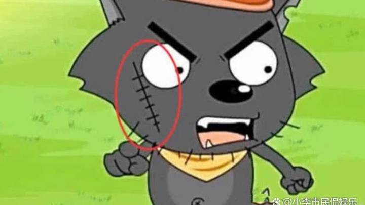 《喜羊羊与灰太狼》中灰太狼脸上的刀疤是如何来的？