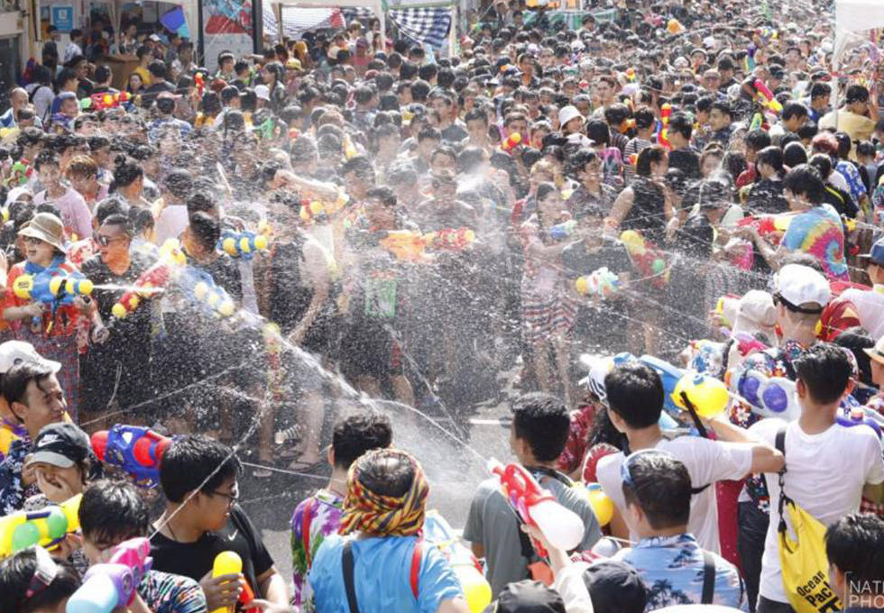 泰国传统新年宋干节泼水节