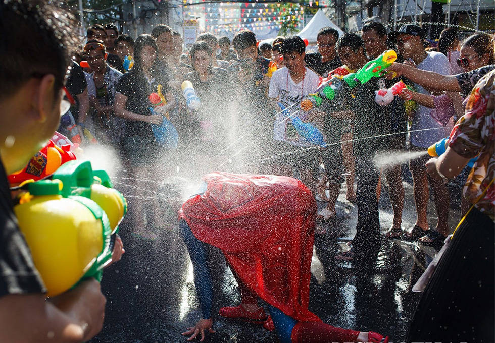 泰国传统新年宋干节泼水节