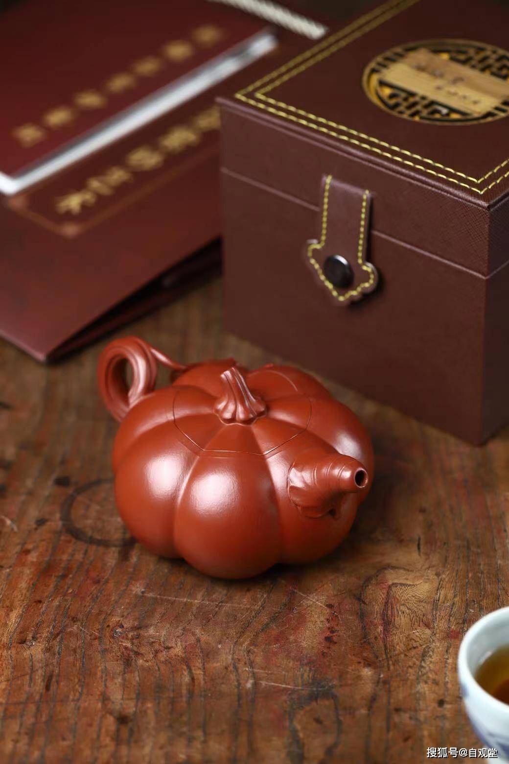 紫砂壶花货经典之作南瓜