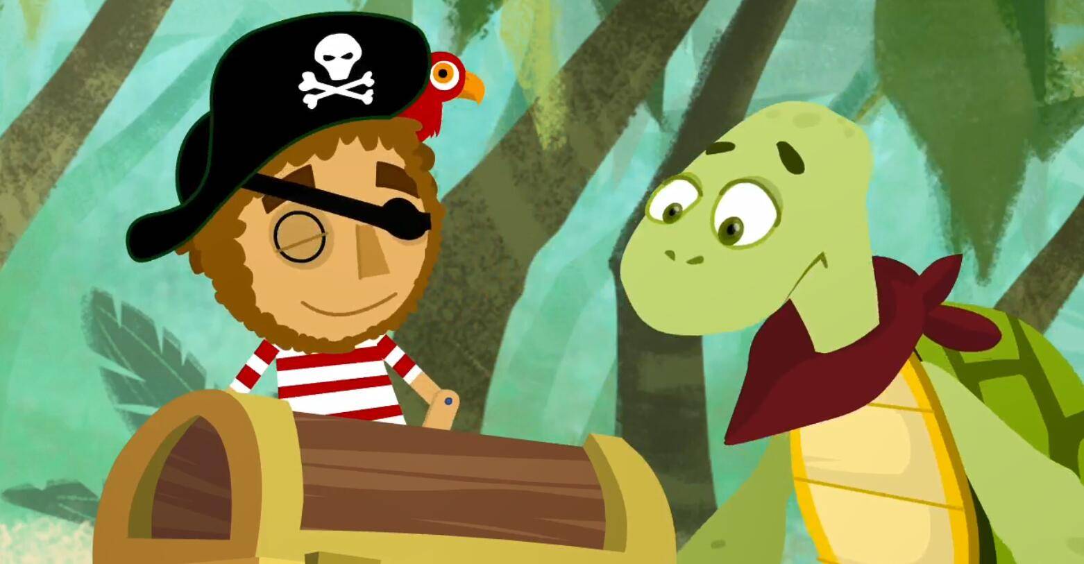 英语学习入门的儿童动画视频l1 04 the treasure chest 百宝箱