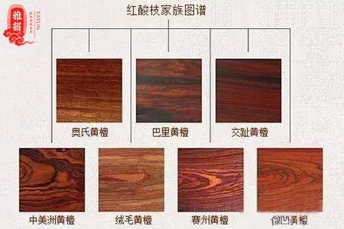 别被忽悠了 这些酸枝不属于红木 黄檀