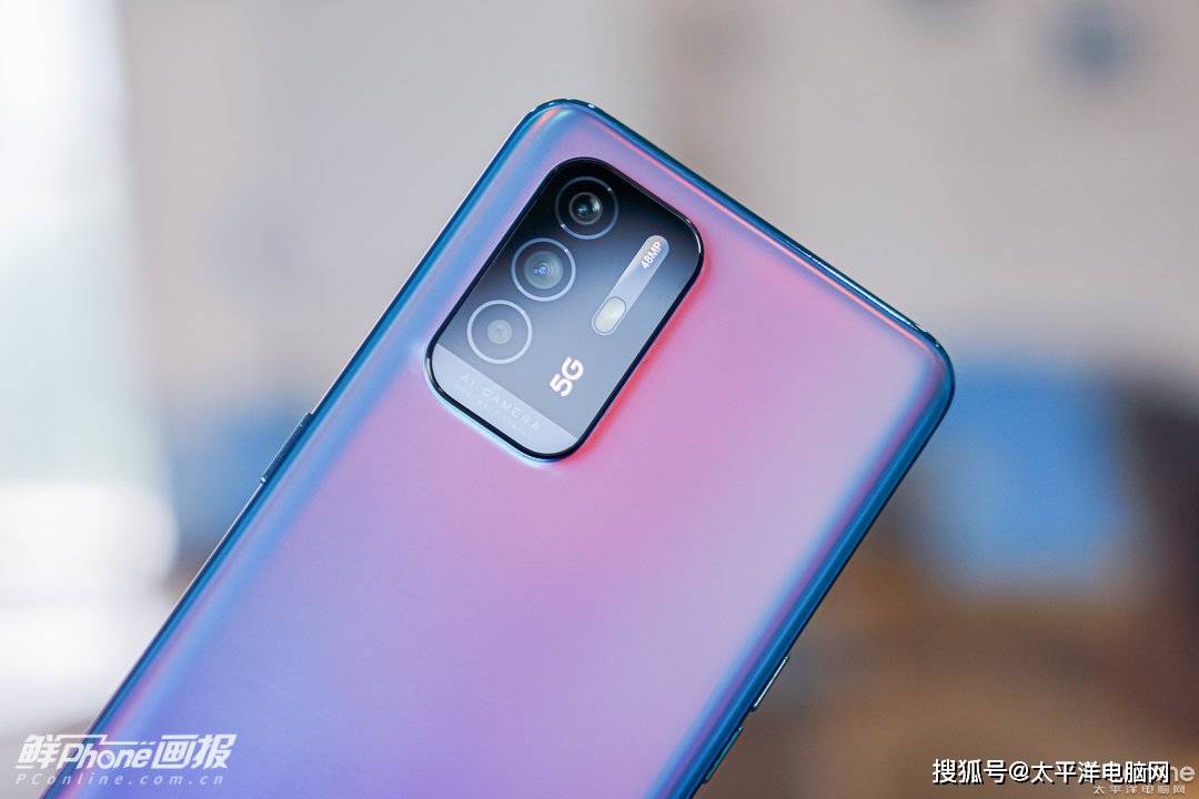 oppo a95图赏:轻薄潮配色,幻彩流光设计