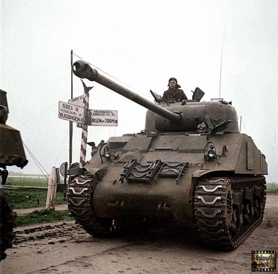 历史老照片:二战时期的欧洲战场