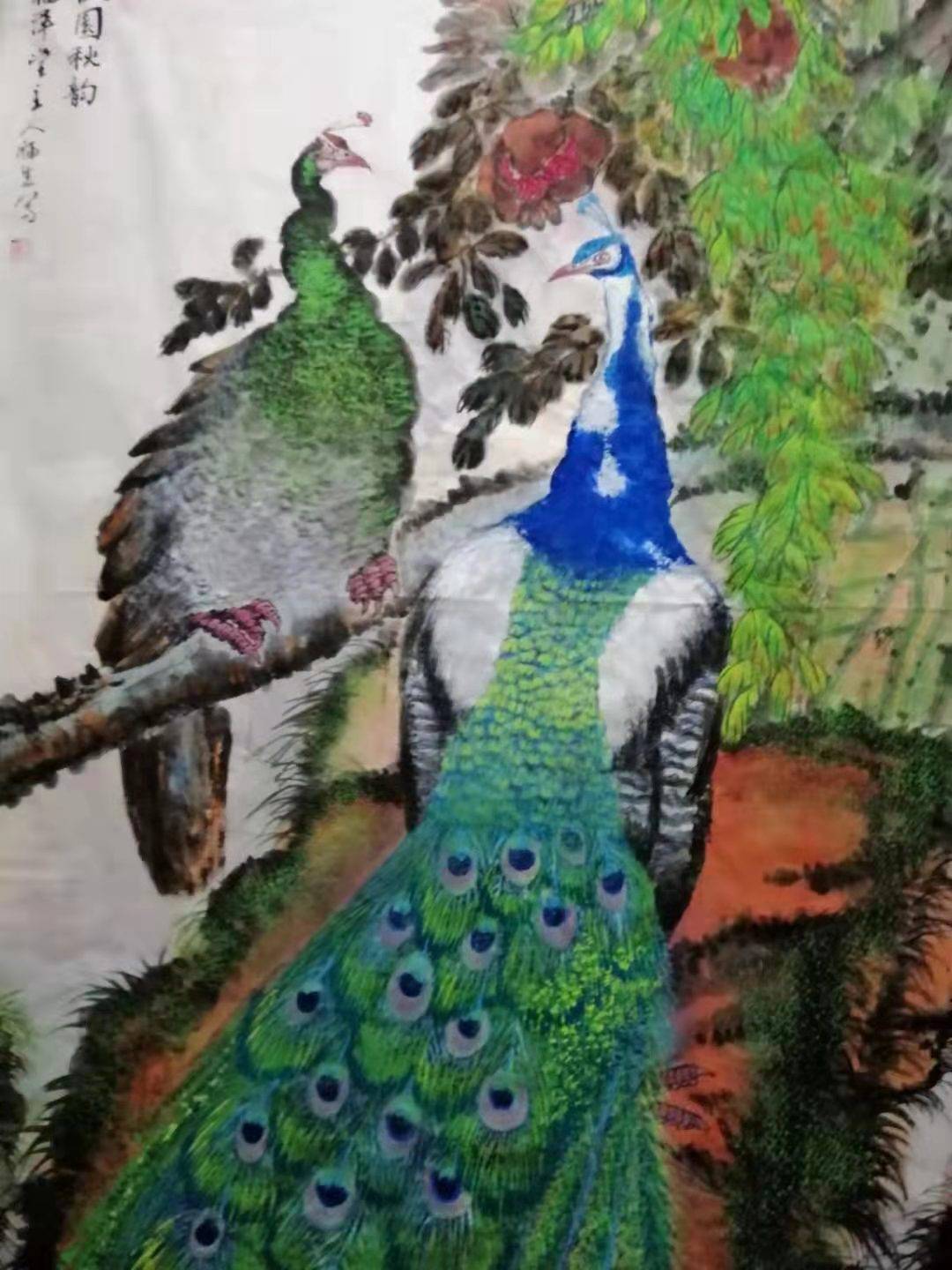 徐福生国画花鸟画作赏析