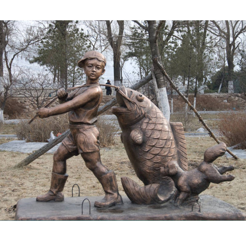 渔民主题文化雕塑简述悠久的渔文化