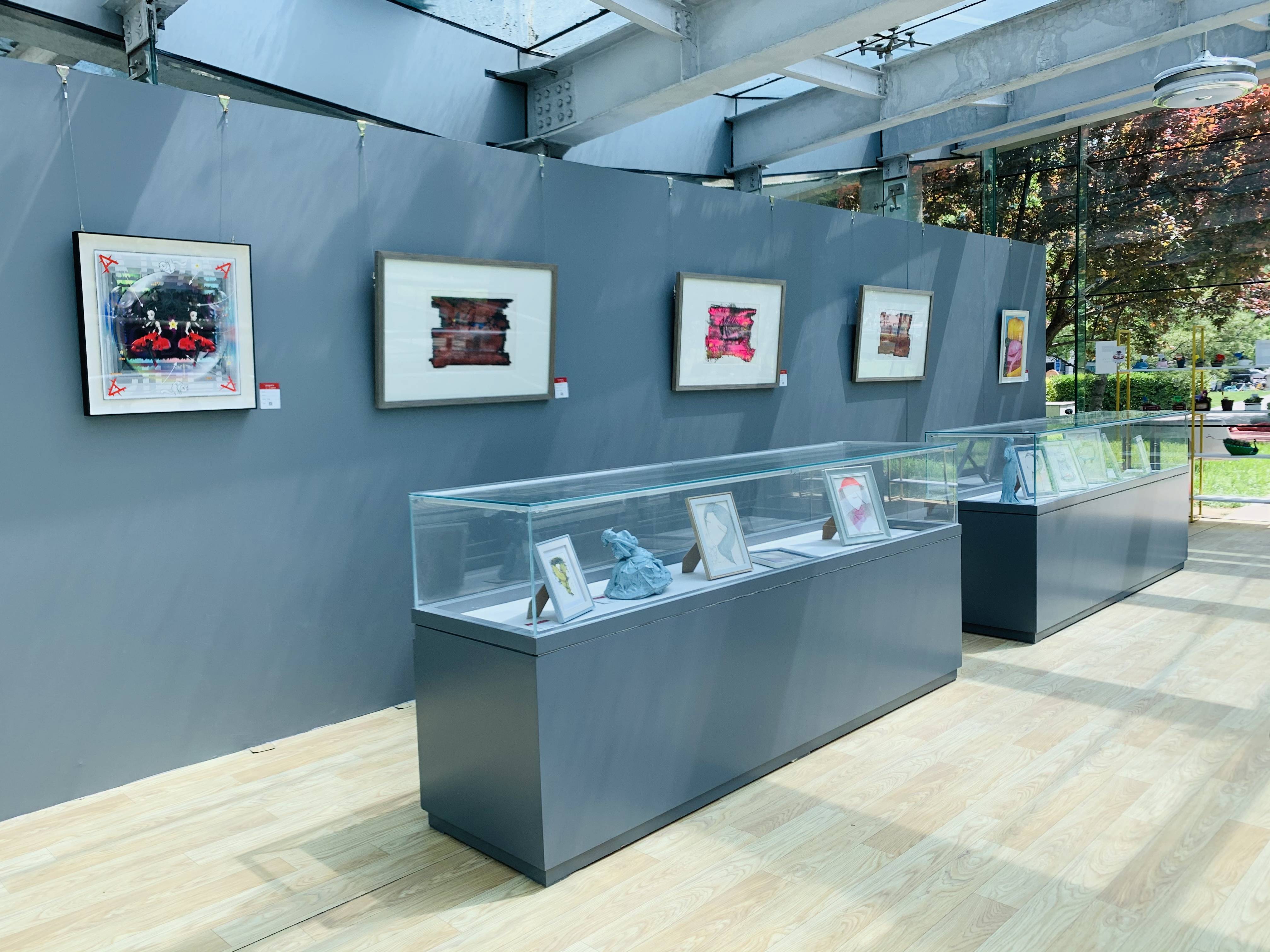 海淀文化展览五四青年节艺术作品展开幕