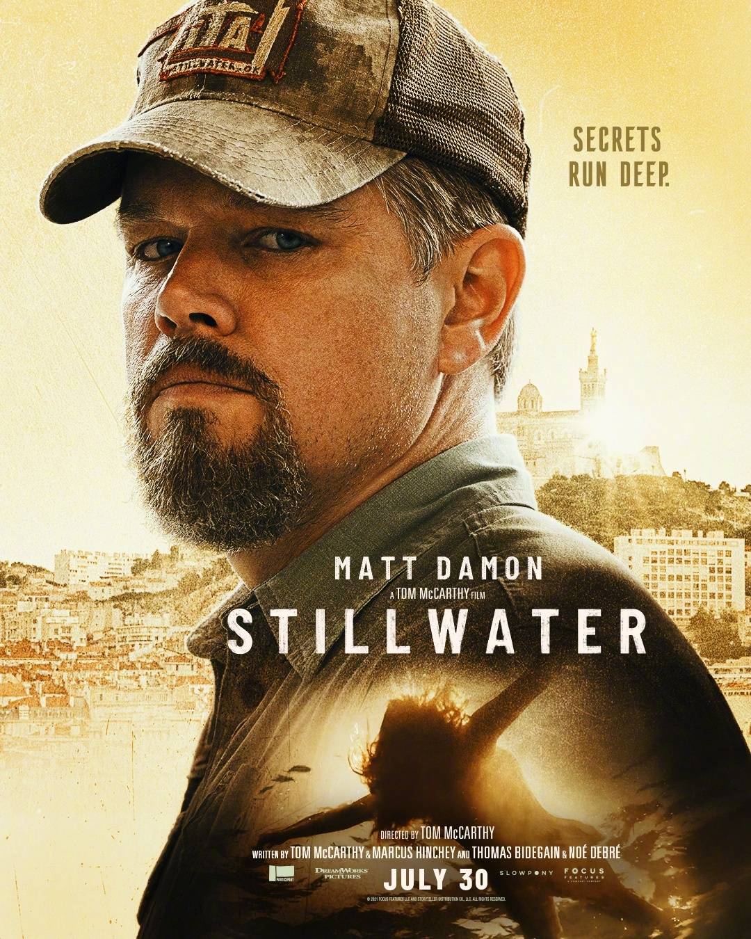 惊悚片《静水城》曝正式预告7.30北美上映 马特-达蒙排除万难赴法救女