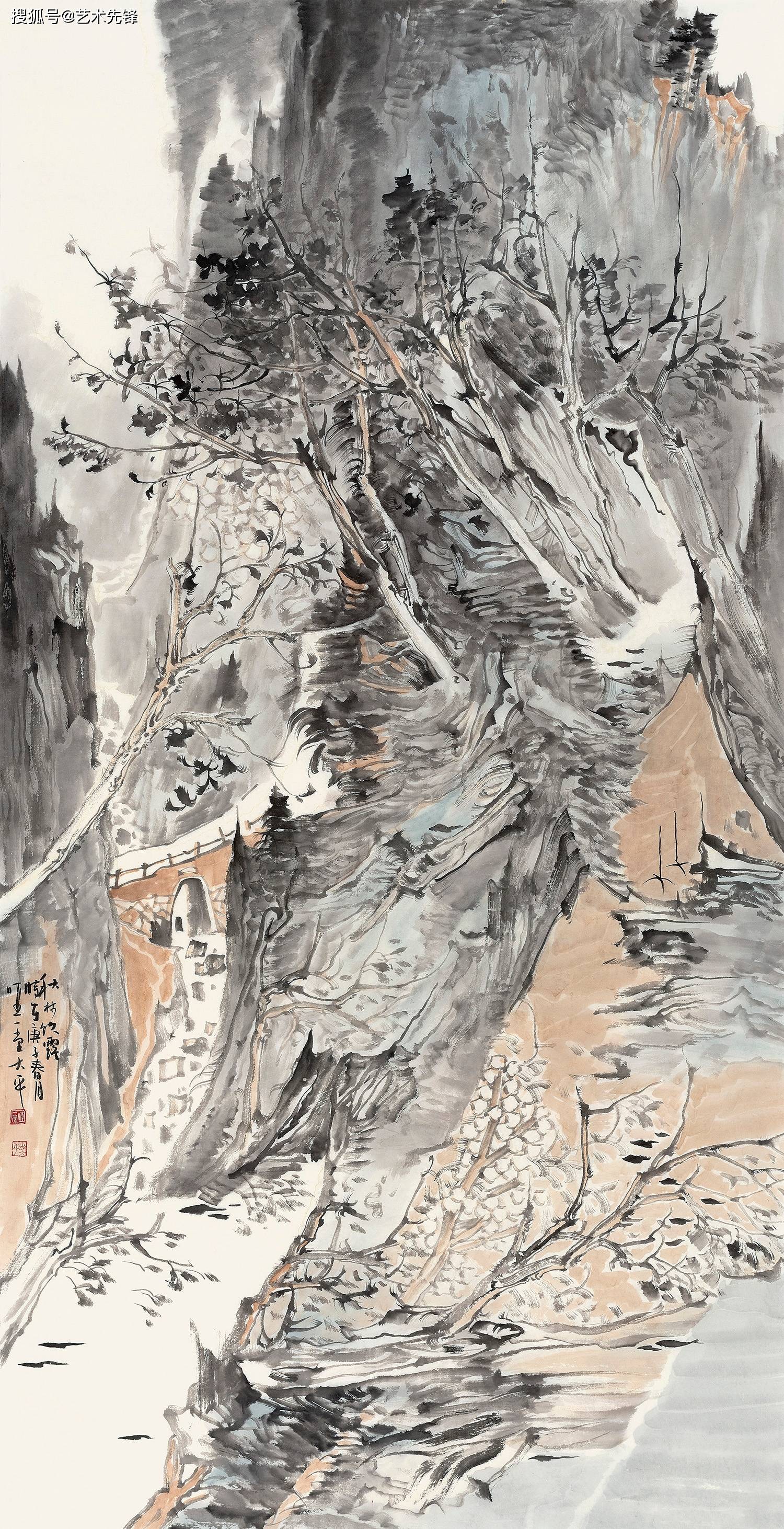 肖大平作品很多收藏家都很迷茫,不知怎么分辨是画家还是画工.