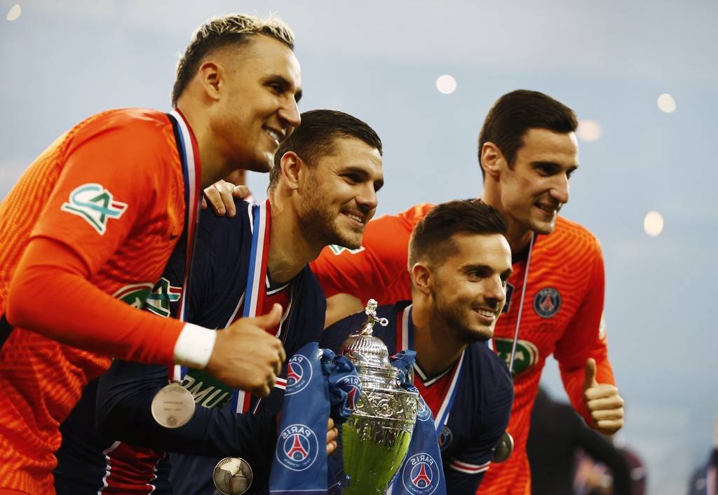 20/21赛季法国杯决赛:摩纳哥 0-2 巴黎圣日耳曼