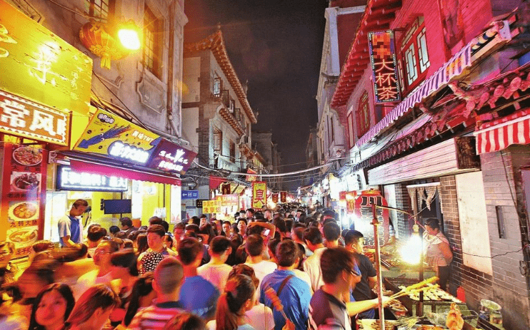 芙蓉街夜景图片图片