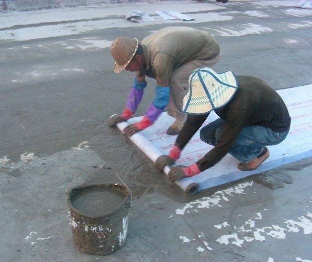 卫生间使用丙纶布防水卷材施工工艺