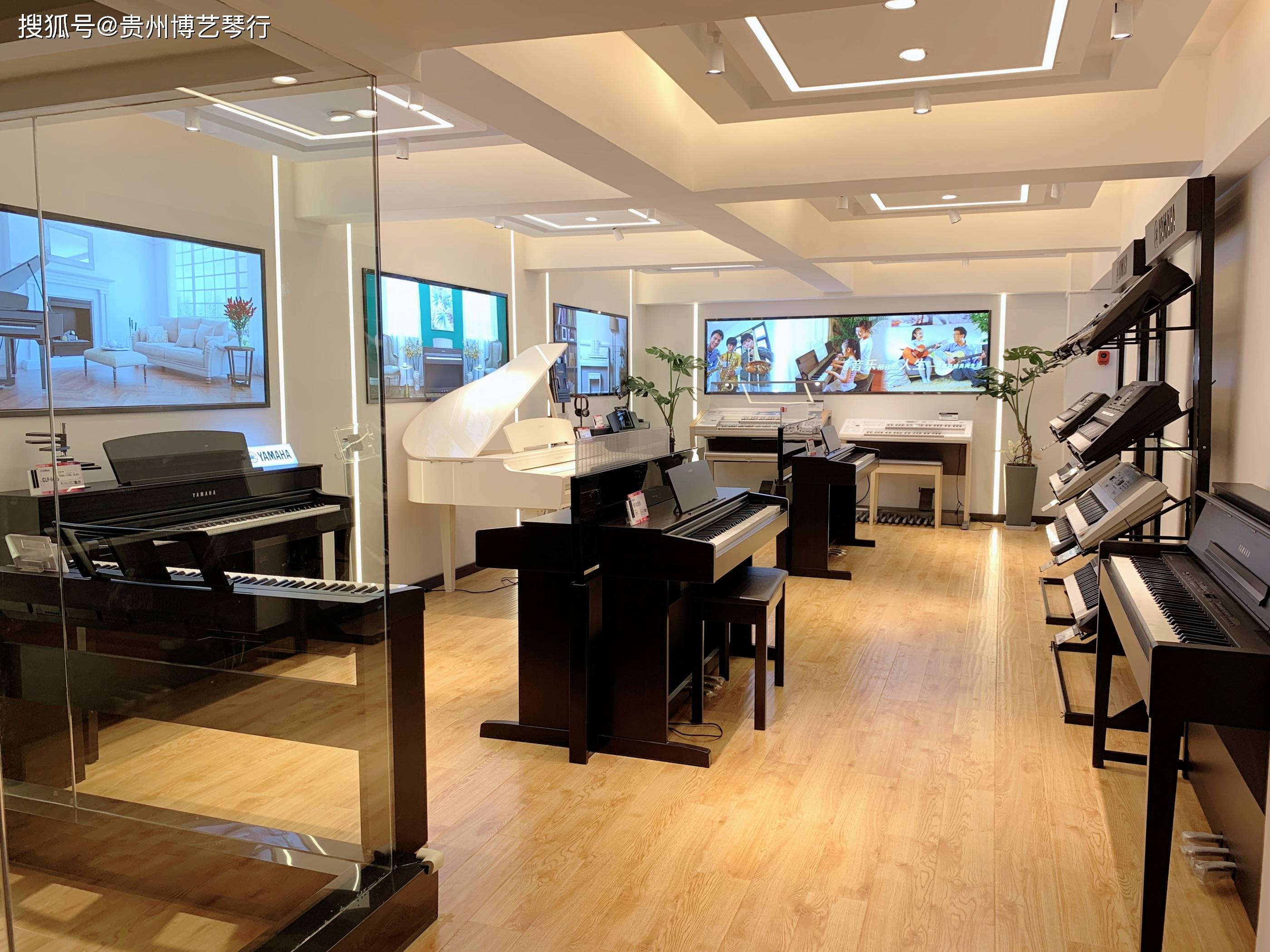 雅马哈钢琴专卖店升级改造完工新形象新面貌展示