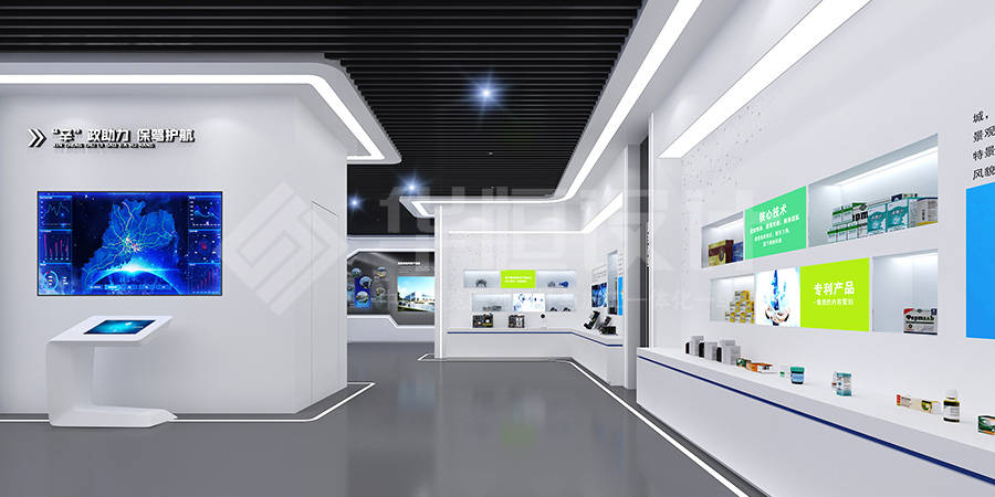 一,突出重点产业展厅布展时要突出企业的重点产品,重点产业,使观众对