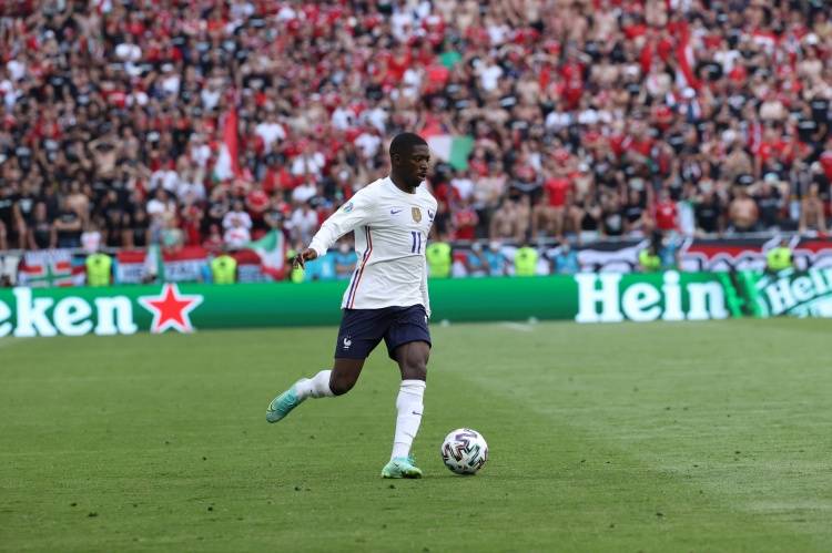 官方：法国队宣布登贝莱欧洲杯报销 恐休战两个月_右膝盖