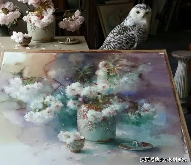 日本女画家永山裕子水彩画专辑_大学