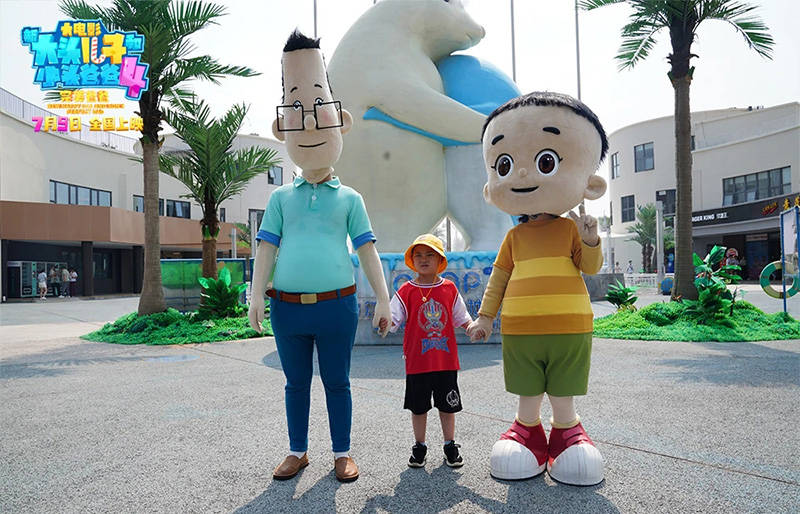 暑期去哪玩来曲江看大片偶遇大头儿子和小头爸爸