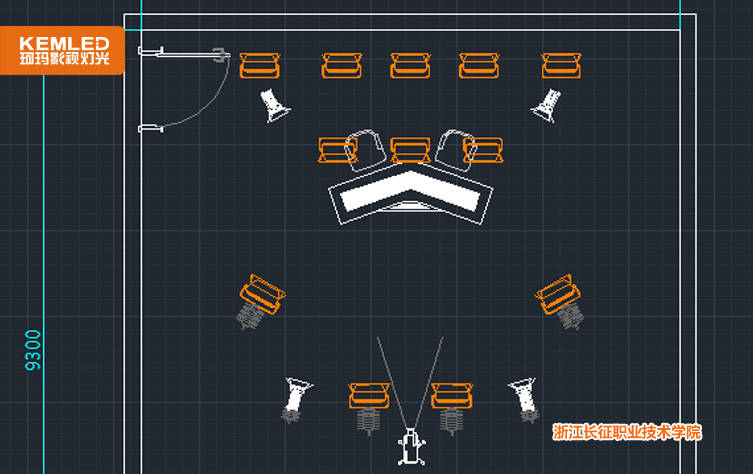 小型校园演播室灯光设计案例赏析