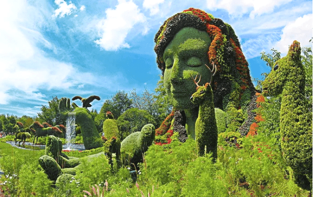 仿真绿雕景观搭配技巧你知道多少?