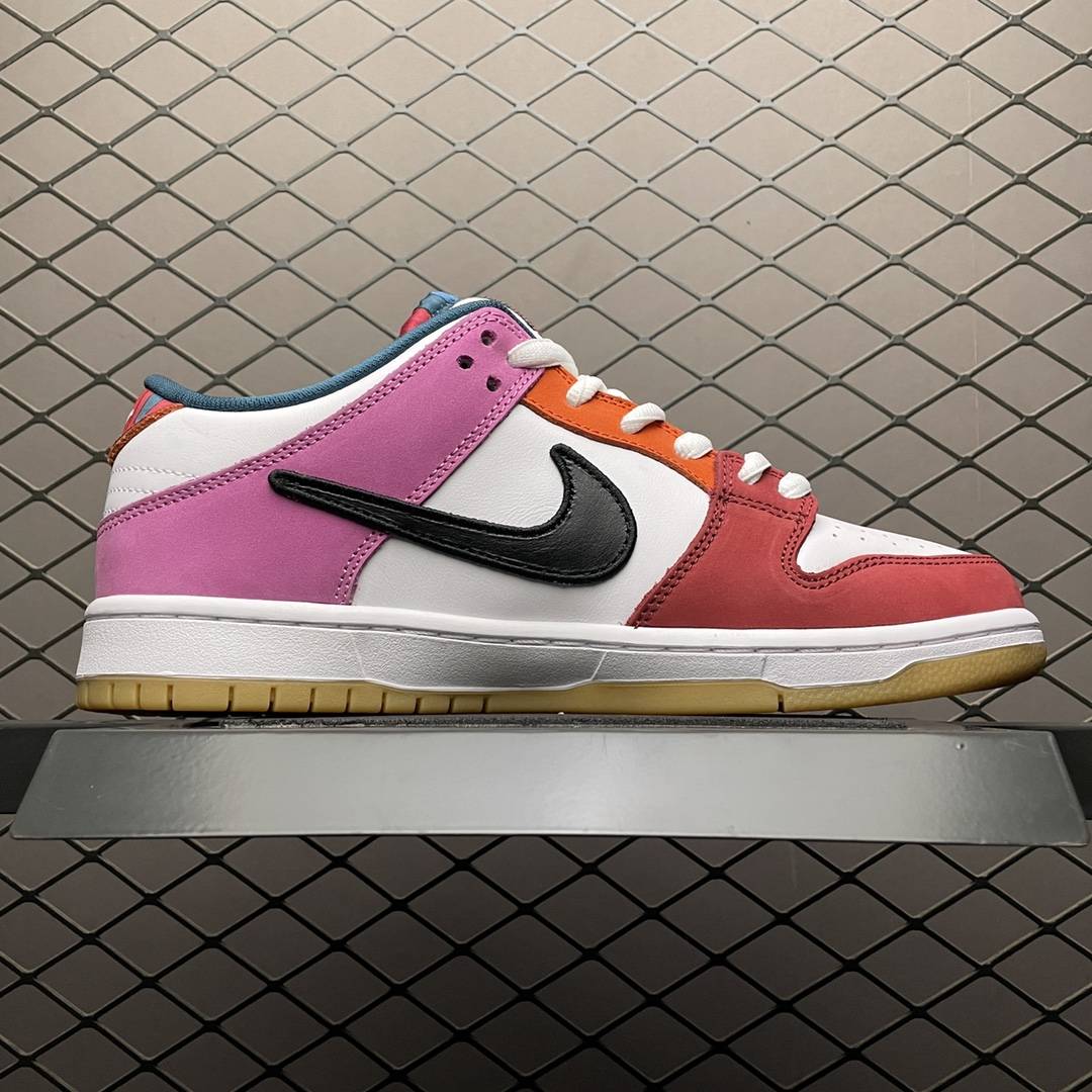 Low&quot|Parra x Nike SB Dunk Low＂Multi-Color 2021＂低帮运动滑板板鞋 DH7695-100?