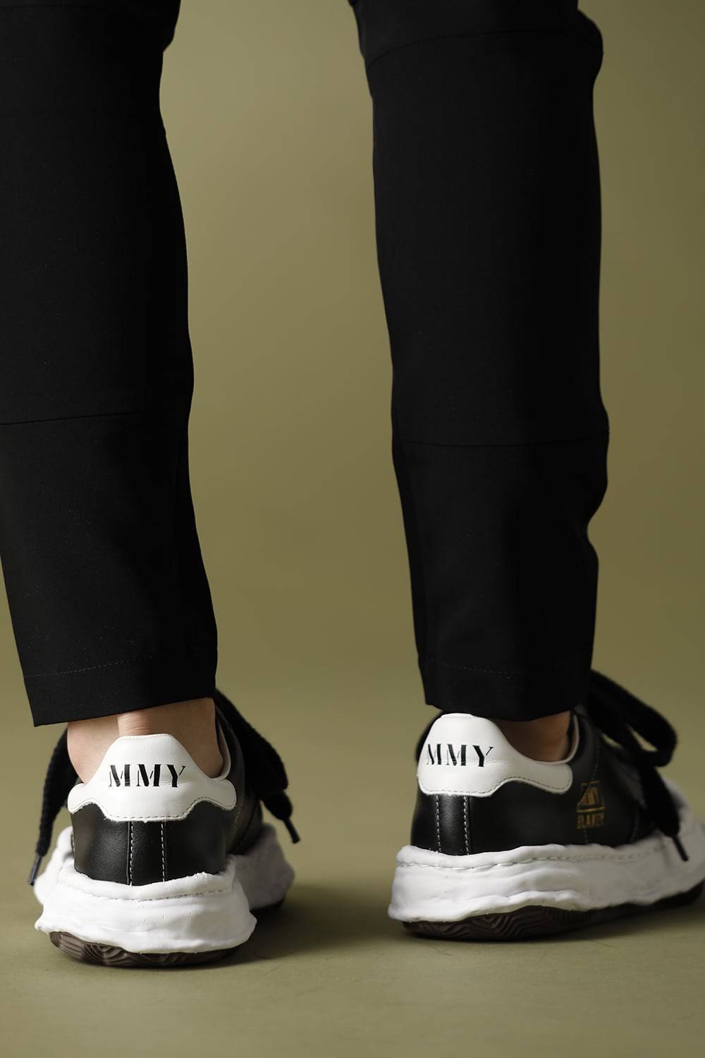 ss|MMY/Maison Mihara Yasuhiro Original STC Sole Leather贝壳头雪糕底帆布板鞋