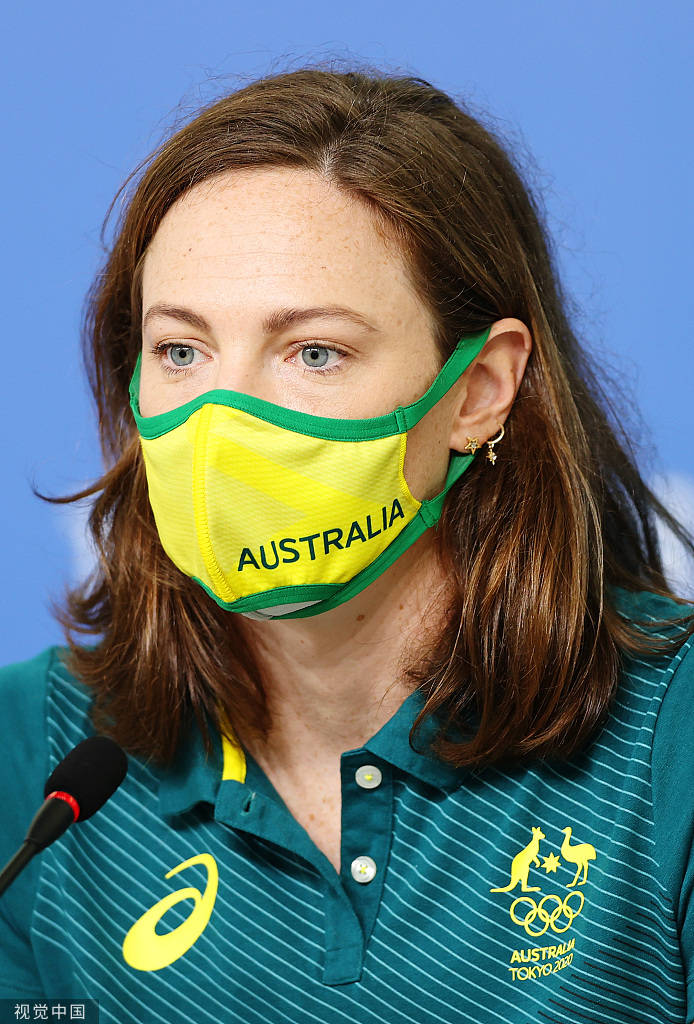 高清:奥运澳大利亚代表团发布会 帕蒂·米尔斯出席