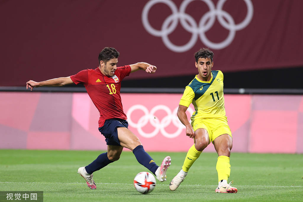 原创奥运男足-奥亚萨瓦尔头槌建功 西班牙1-0澳大利亚