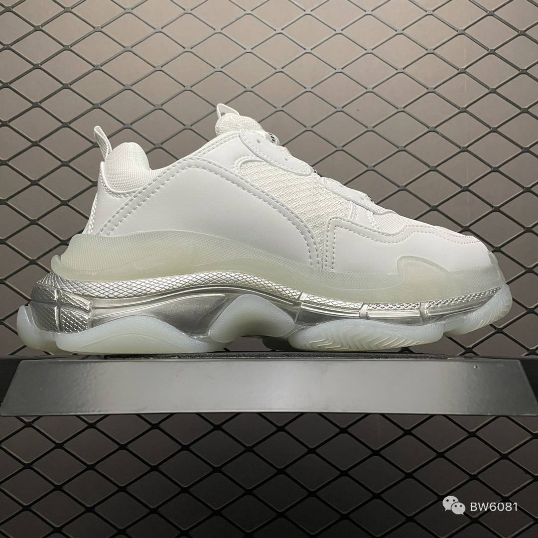 品牌|巴黎世家Balenciaga Triple S Clear Sole Sneaker厚底增高运动姥爷气垫球鞋