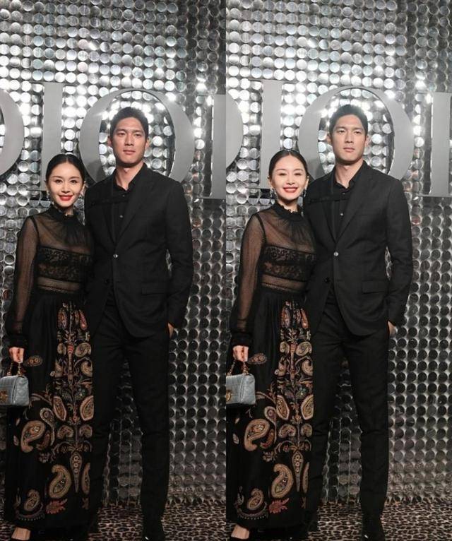 身材|王子文和男友真挺甜蜜的，两人同穿黑色秀恩爱，但别说真挺般配