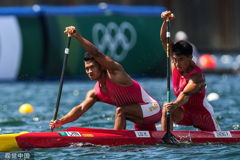 高清:男子1000米双人划艇半决赛 刘浩郑鹏飞出战