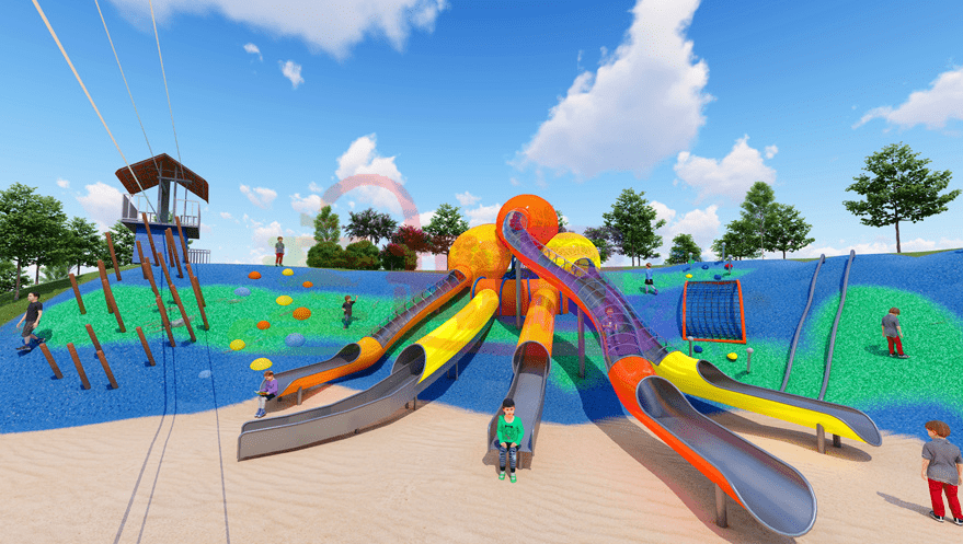 无动力室外游乐设备四大类,景区公园房地产等地必备