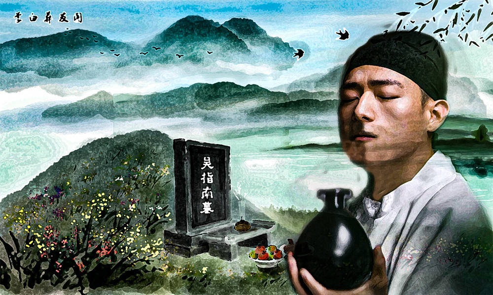 挚友|李白远游遭不幸：挚友突亡故，望山水忘情