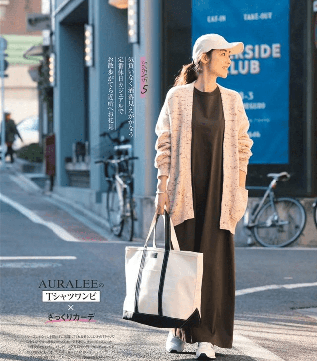 身材|连衣裙+开衫优雅又时髦,照着穿超显年轻