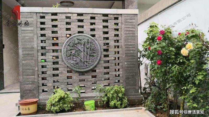 欧式照壁墙图片大全景观砖雕